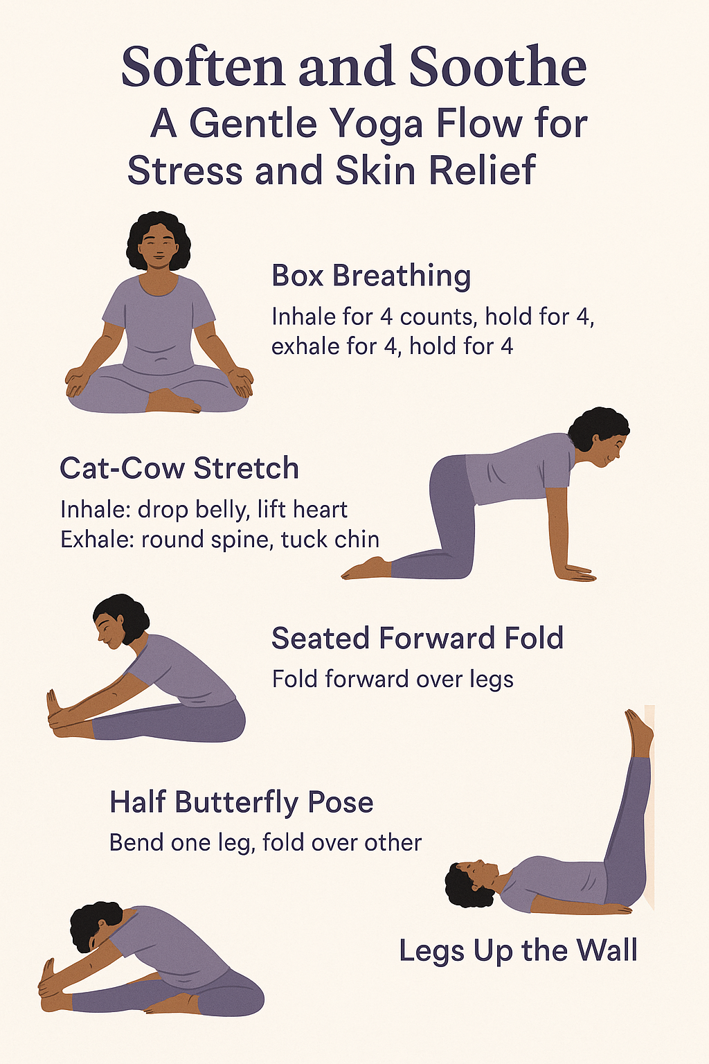 Gentle Yoga Flow for Stress Relief and Skin Health – The Diabetic Toolbox